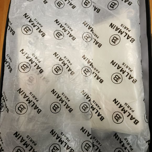 BALMAIN PARIS   Unicorn Neoprene And Leather Sneakers !   COLOR : BLACK - Picture 2 of 11